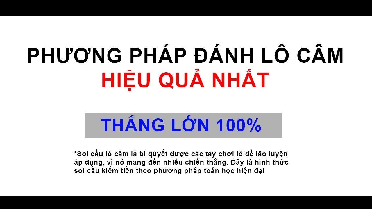đánh lô câm hiệu quả đánh lô câm